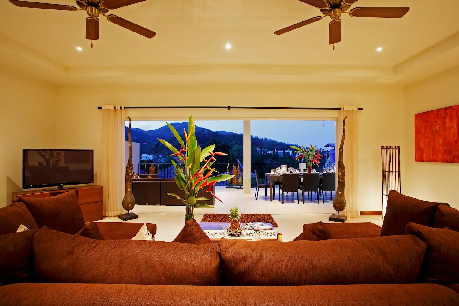 Amber Villa — Living room
