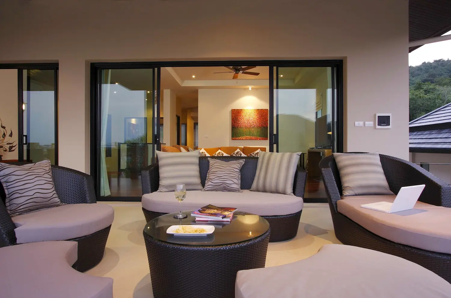 Emerald Villa — Living room