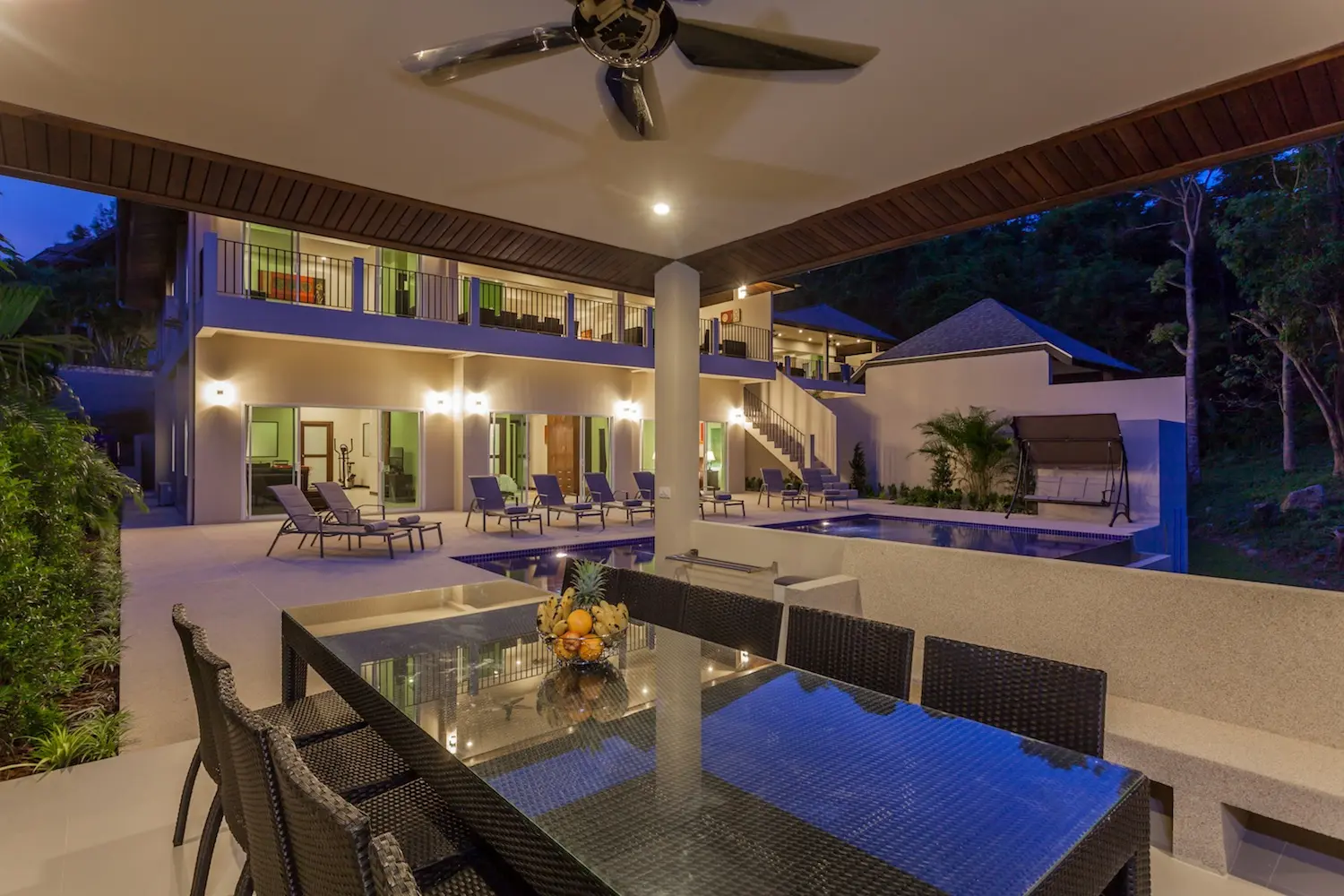 Ivory Villa — Villa at night