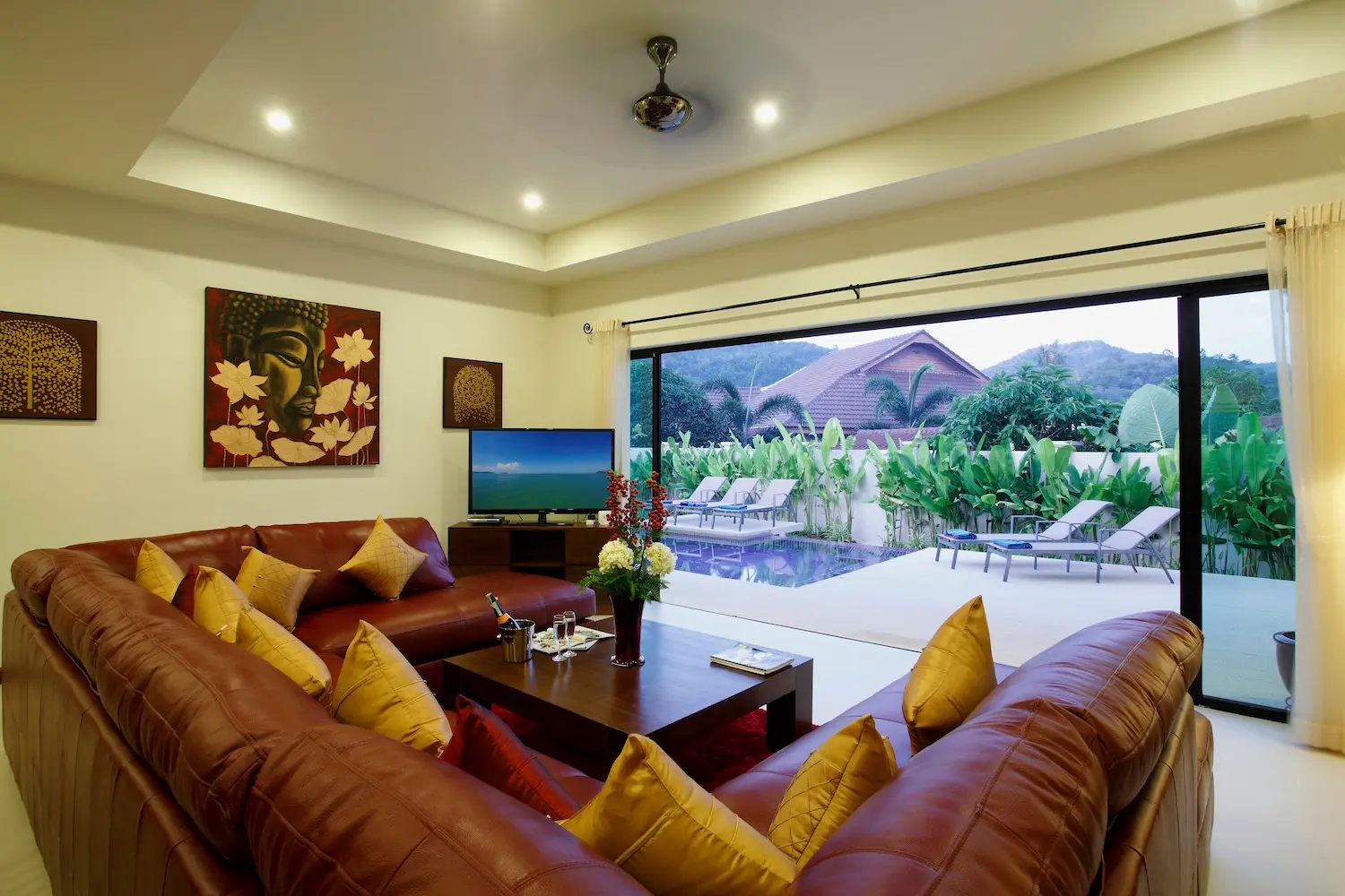 Ruby Villa — Living room