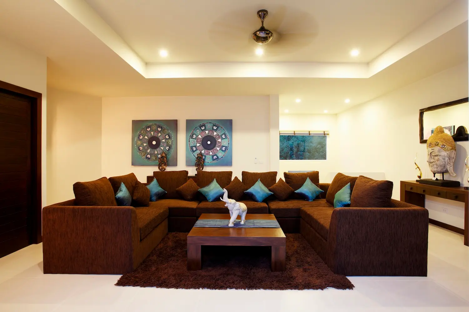 Turquoise View — Living room