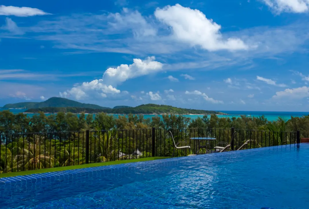 Infinity pool overlooking the Andaman Sea, Phuket