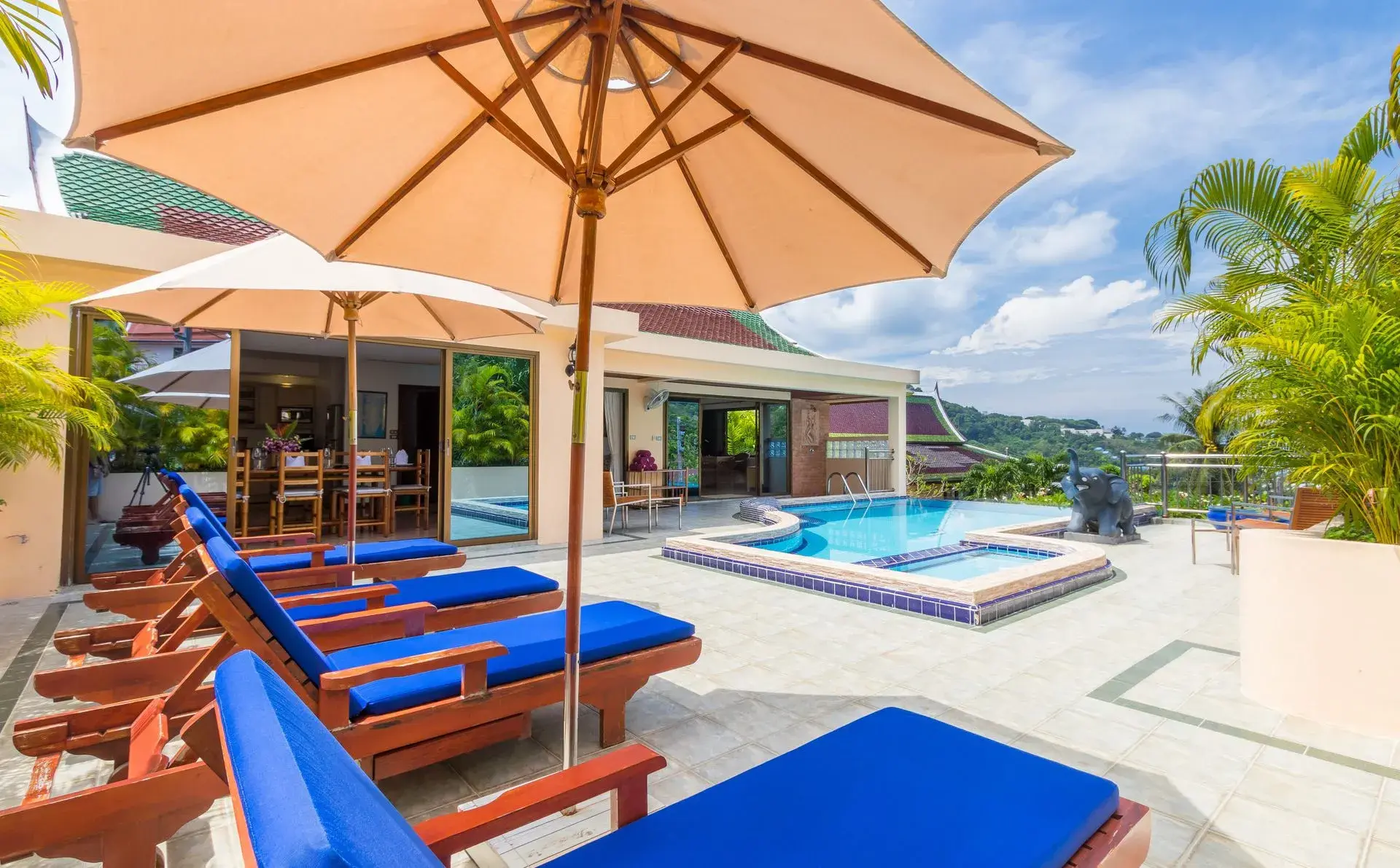 Villa Jasmine — Piscina privata